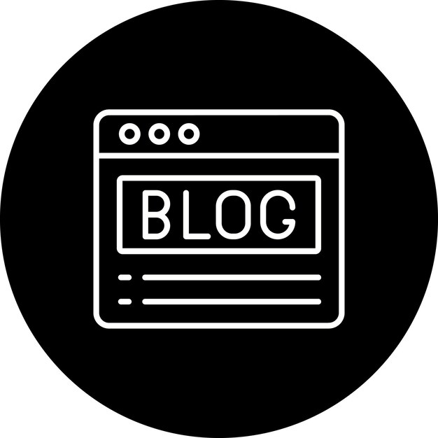 El icono del blog