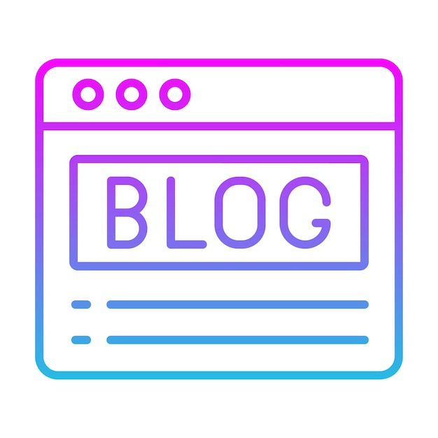 El icono del blog