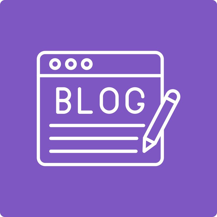 Vector el icono de los blogs
