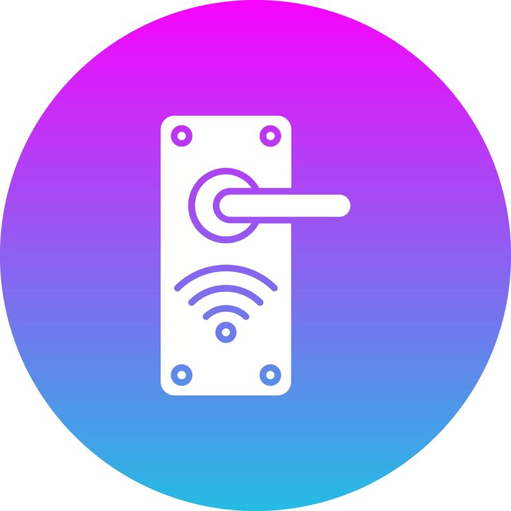 Vector icono de bloqueo inteligente