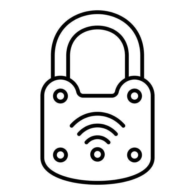 Icono de bloqueo inteligente