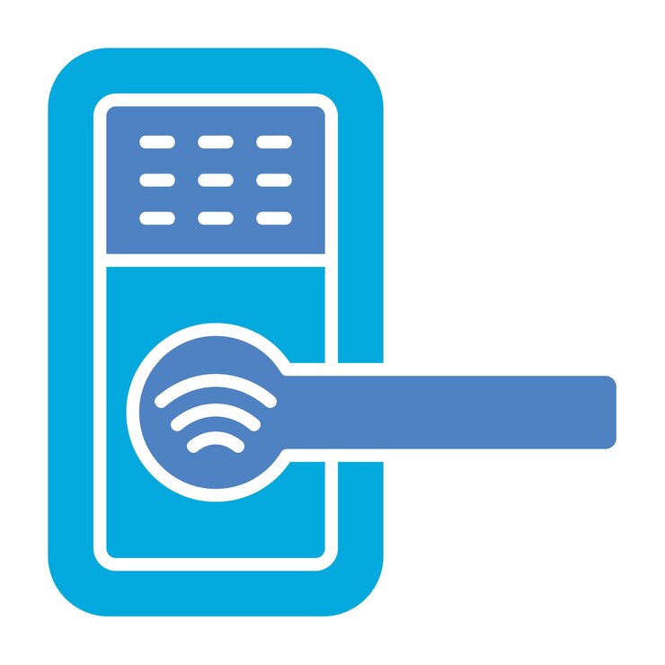 Vector icono de bloqueo inteligente