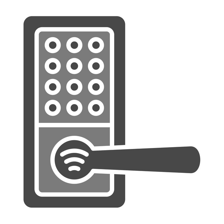 Vector icono de bloqueo inteligente