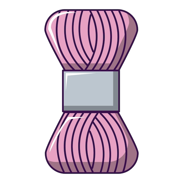 Icono de bobina de hilo Ilustración de dibujos animados de icono de vector de bobina de hilo para diseño web