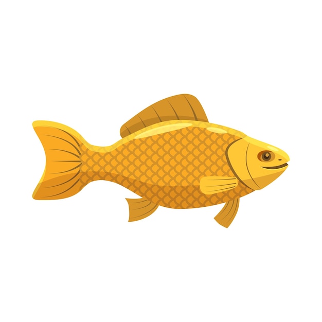 Vector icono de bocadillo de pescado para cerveza en estilo de dibujos animados aislado sobre fondo blanco