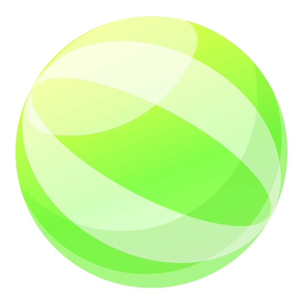 Icono de bola de agua Icono vectorial de bola de aguas para diseño web aislado en fondo blanco