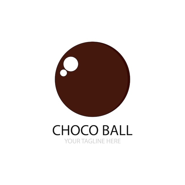 El icono de la bola de chocolate es un vector libre