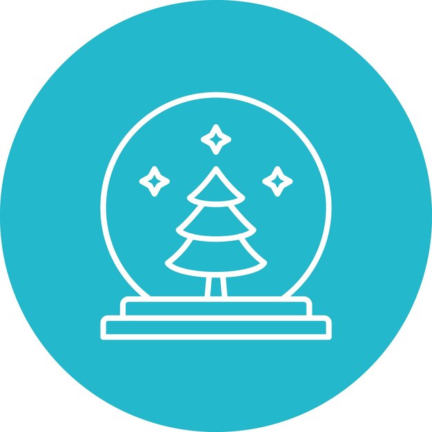 El icono de la bola de cristal