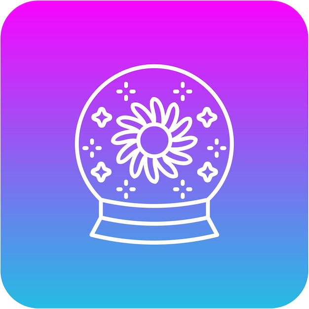 Icono de la bola de cristal
