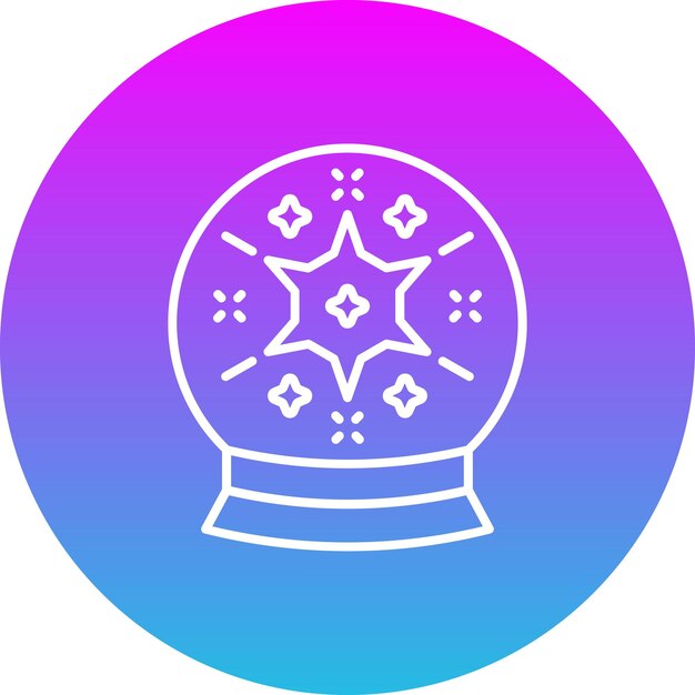 Icono de la bola de cristal