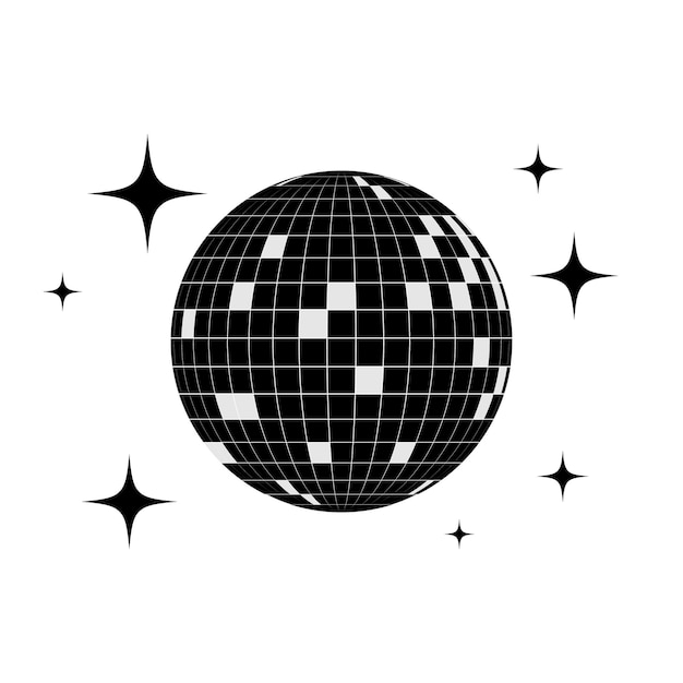 Icono de bola de discoteca