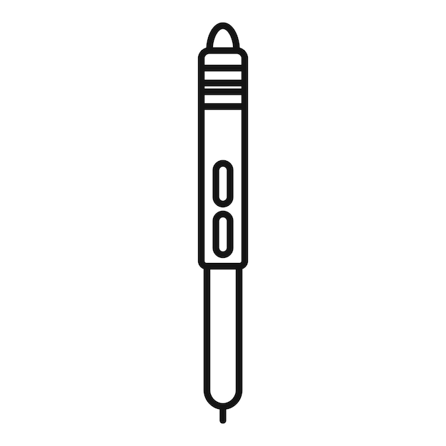 Icono de bolígrafo que representa la moderna tecnología de dibujo digital