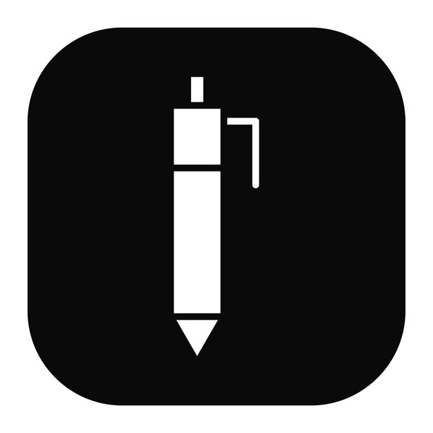 El icono del bolígrafo
