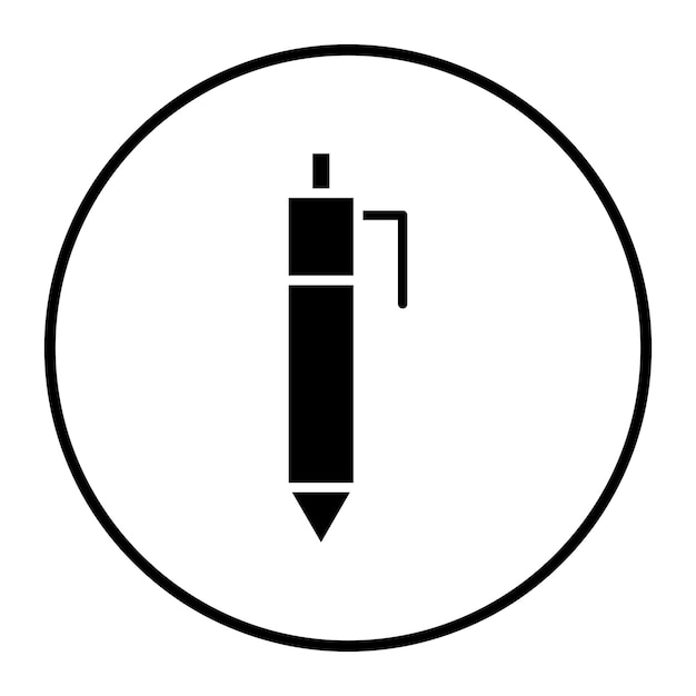 El icono del bolígrafo