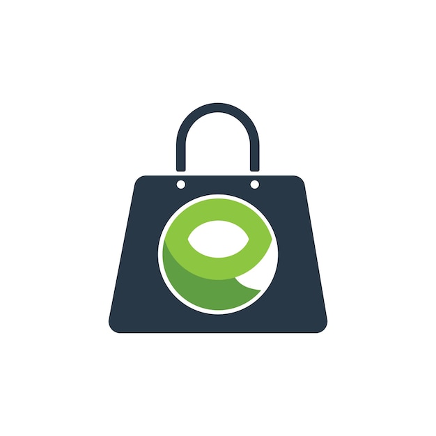 Icono de la bolsa de compras para el logotipo de la tienda en línea