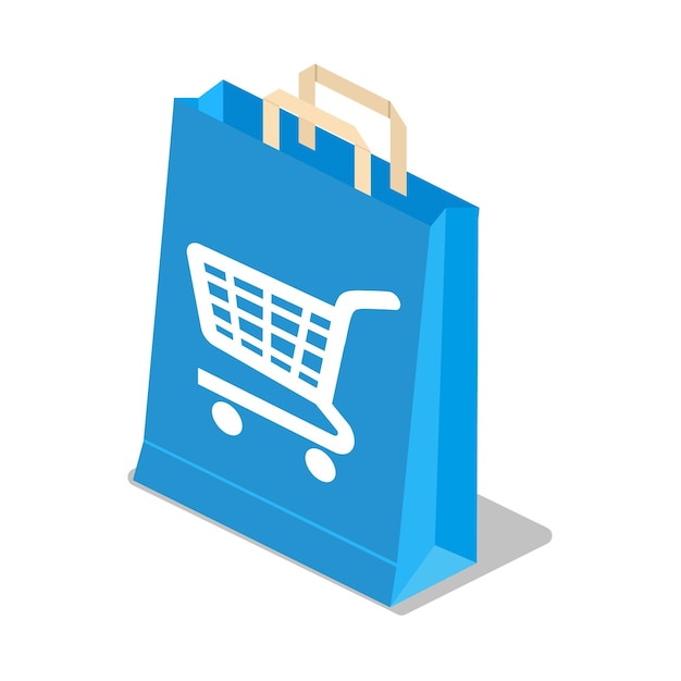 Icono de bolsa de compras.