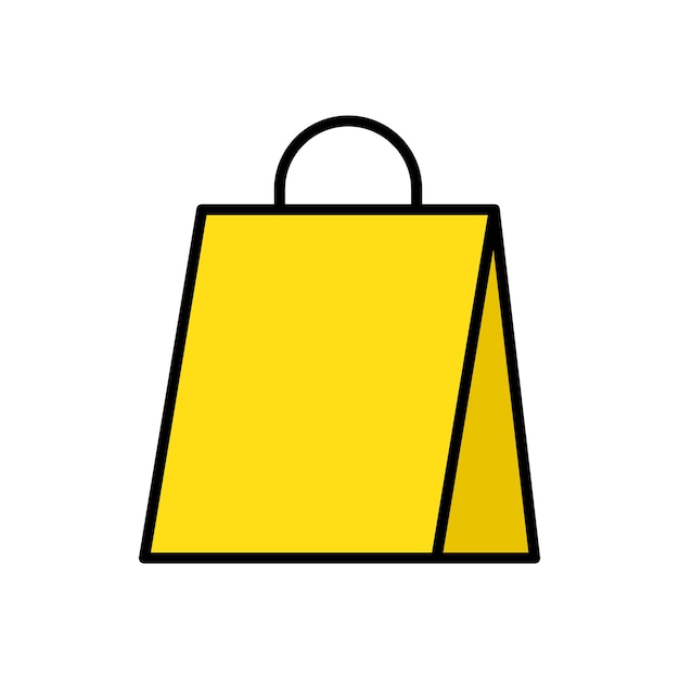 El icono de la bolsa de compras
