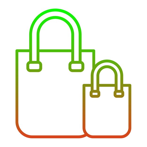 Icono de la bolsa de compras