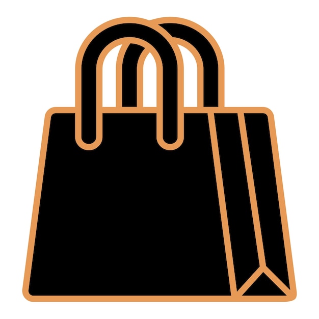 Vector icono de la bolsa de compras