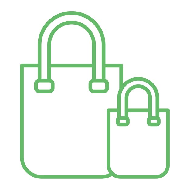 Icono de la bolsa de compras
