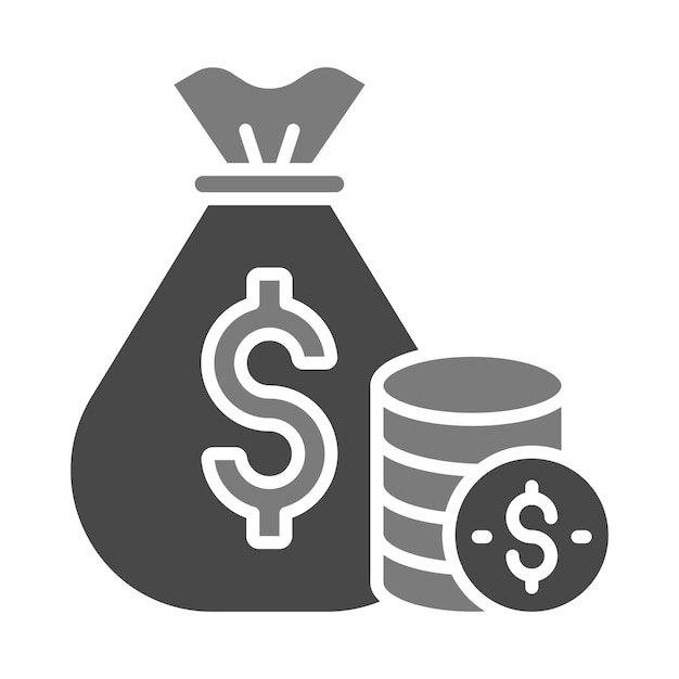 Icono de la bolsa de dinero