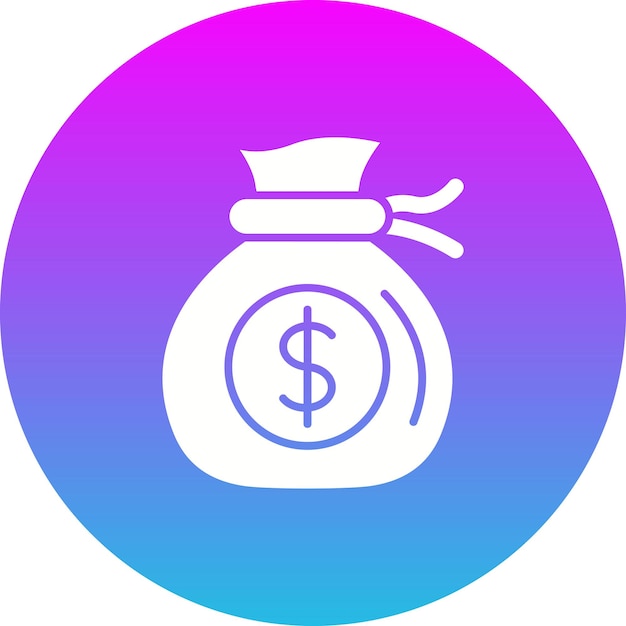 Icono de la bolsa de dinero