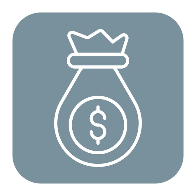 Icono de la bolsa de dinero