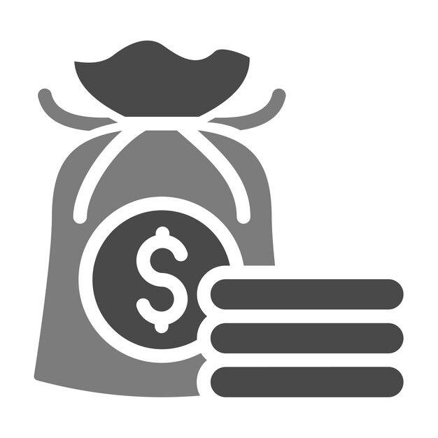Icono de la bolsa de dinero