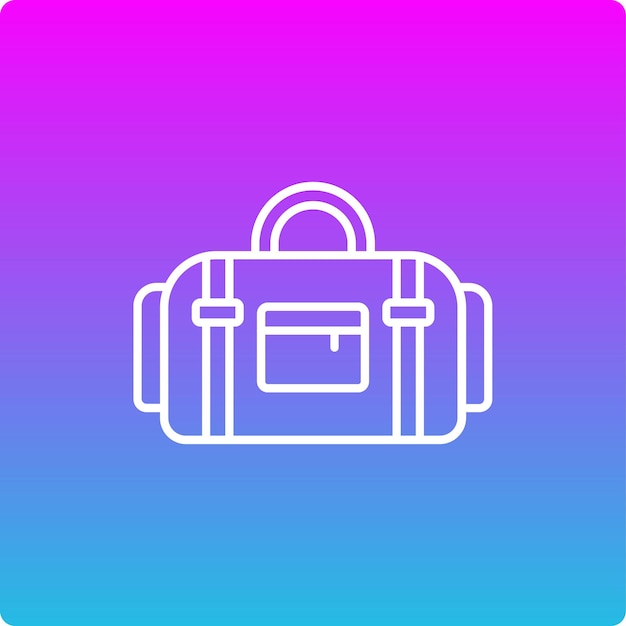 Icono de la bolsa de duffel