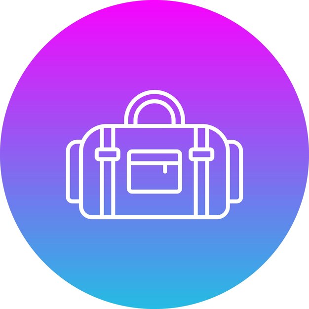 Icono de la bolsa de duffel