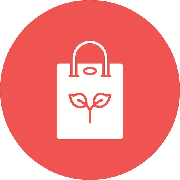 Icono de la bolsa ecológica