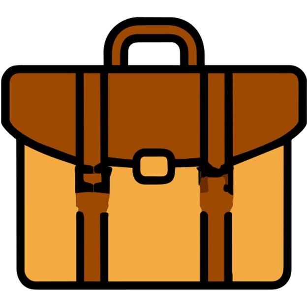 icono de la bolsa de la escuela
