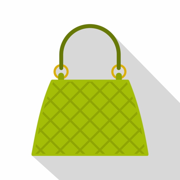 Icono de bolsa hermosa Ilustración plana de icono vectorial de bolsa hermoso para la web