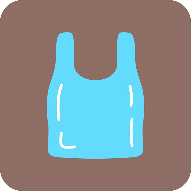 Icono de la bolsa de plástico