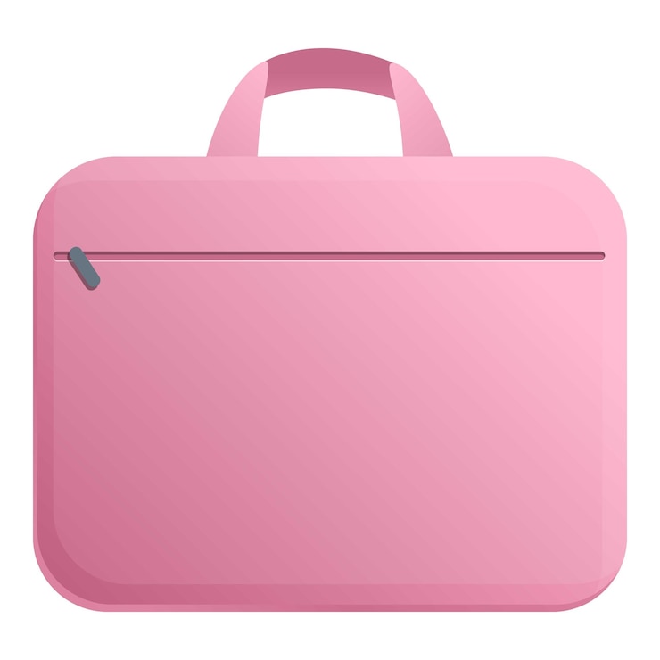Vector icono de bolsa de portátil de transporte icono vectorial de bolsa de laptop de transporte para diseño web aislado en fondo blanco