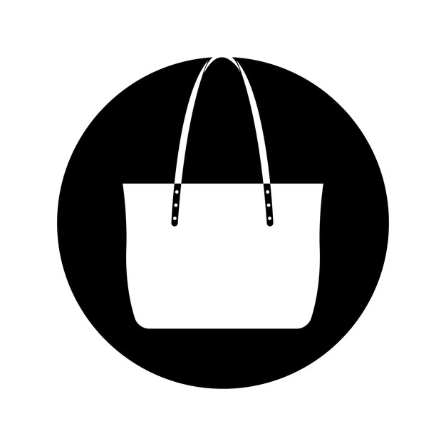 El icono de la bolsa de Tote