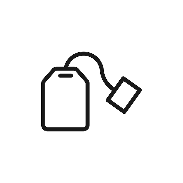 Icono de bolsita de té