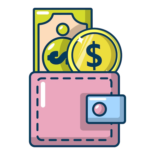 Icono del bolso Ilustración animada del ícono vectorial del bolso para la web