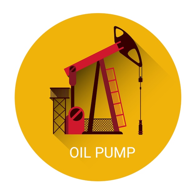 Vector icono de la bomba de aceite