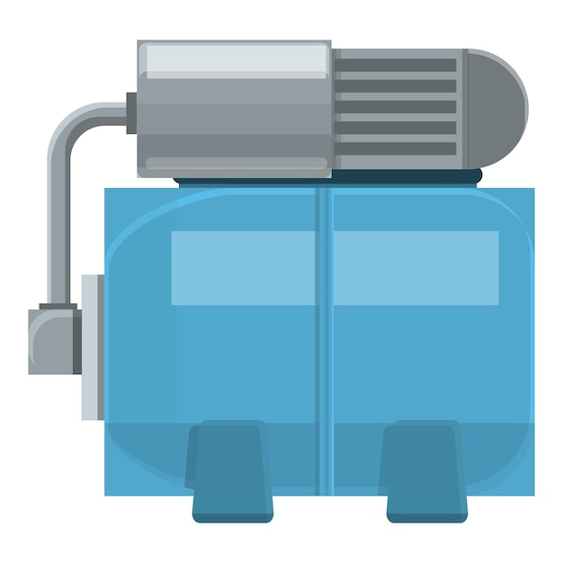 Icono de la bomba de compresor Icono vectorial de la bomba del compresor para el diseño web aislado en fondo blanco