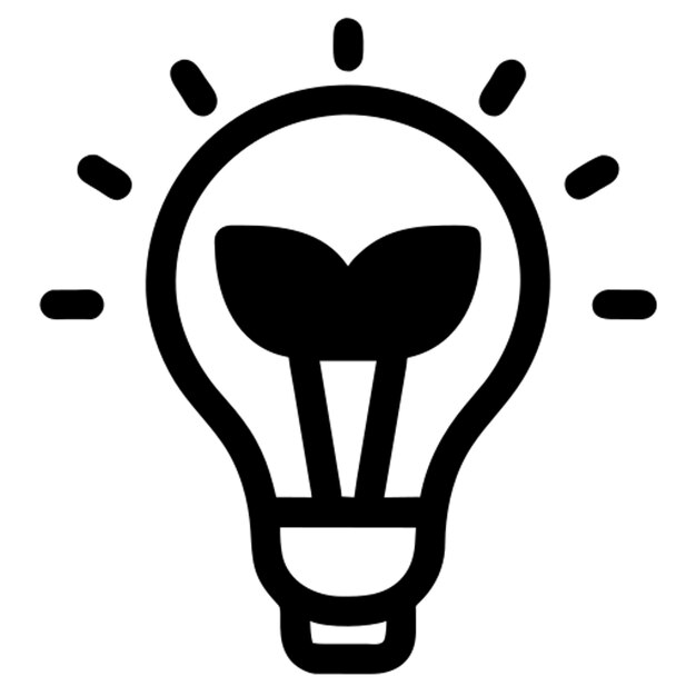 icono de la bombilla