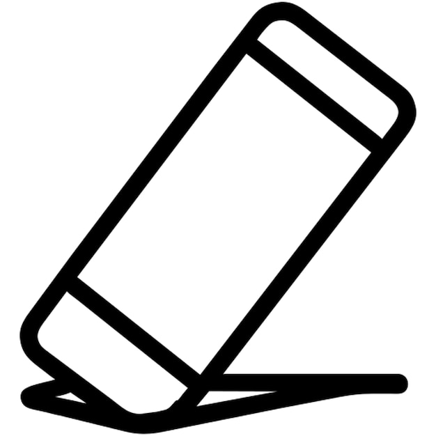 el icono del borrador