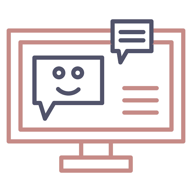 El icono del bot de chat
