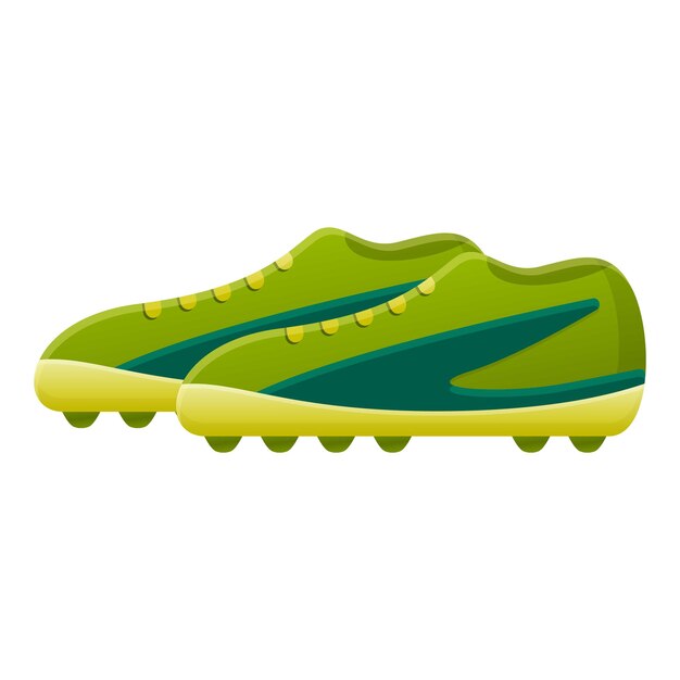 Vector icono de botas de fútbol deportivo caricatura de icono de vector de botas de fútbol deportivo para diseño web aislado sobre fondo blanco