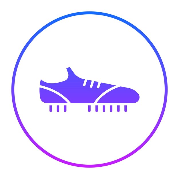 Icono de las botas de fútbol