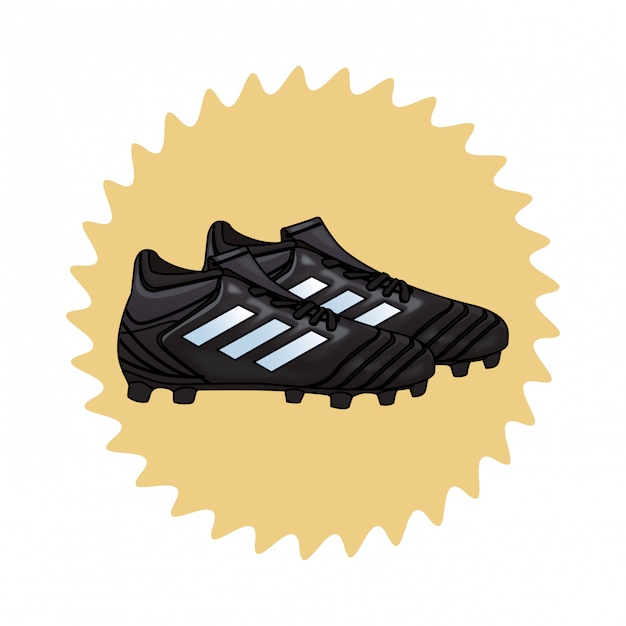 Vector icono de botas de futbol