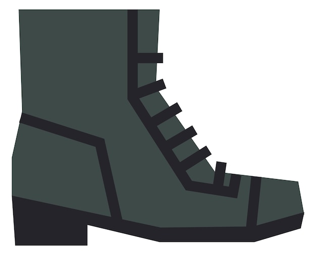 Icono de botas negras para hombres Zapatos de temporada fría