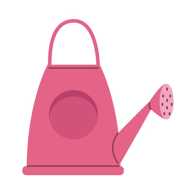 Icono de bote de agua de rociador rosa