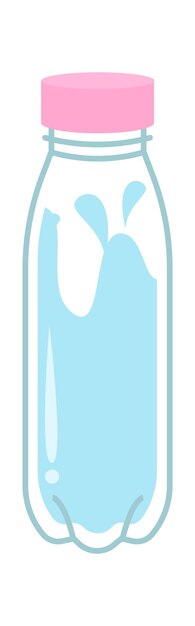 Icono de botella de agua Ilustración vectorial