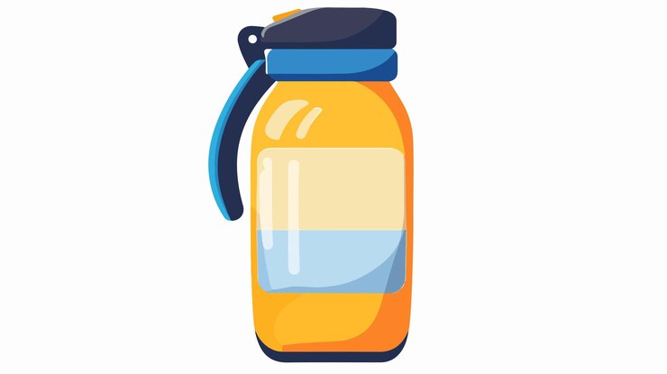 Vector icono de botella de agua para niños de la escuela vector transparente aislado